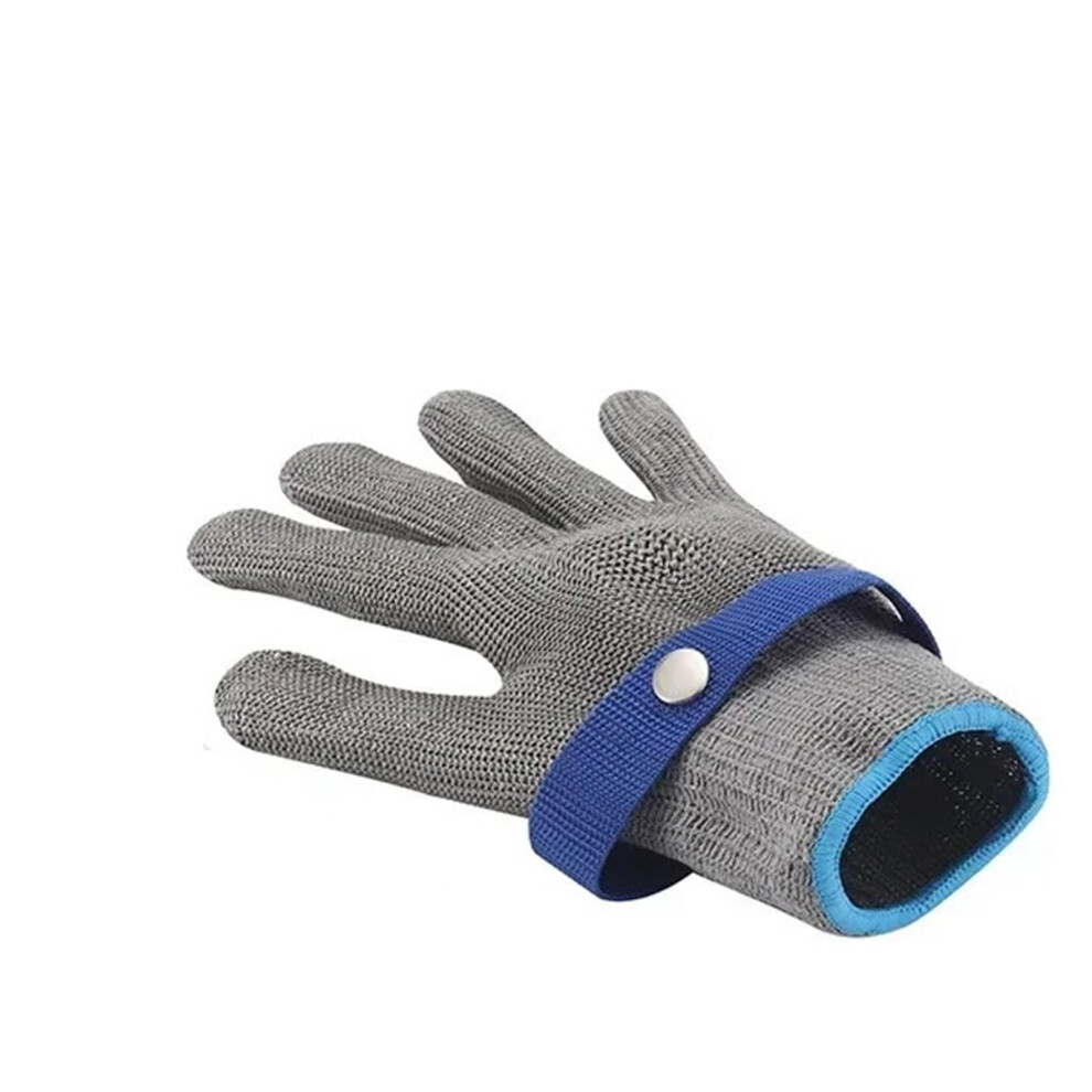 Safety Gloves Anti Cut 1 Piece Cut Resistant Stainless Steel Gloves Work Safety 316 Gloves Metal Mesh Anti Cutting For Men (A9 2.0, M) M A9 2.0 9094768830222