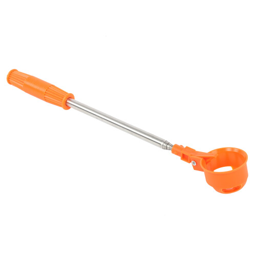 Telescopic 2m Golf Ball Retriever with Automatic Lock Orange 1