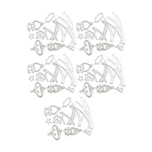 5Pcs Christmas Theme Cutting Dies for Card Making-JH080106