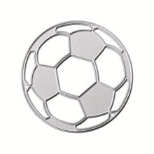 Matrices de découpe en forme de football, en acier au carbone,