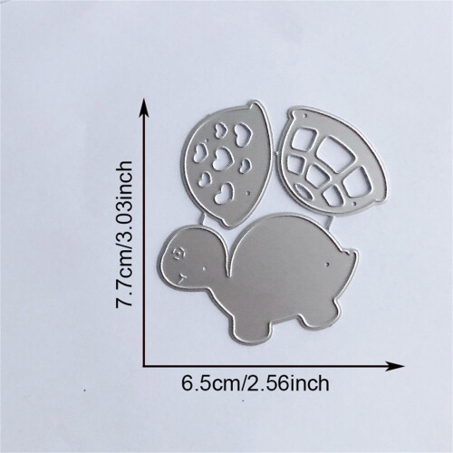 Schildpad metalen stansen embossing stencils schildpadden 2