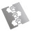 Mooie poten print stansmessen embossing stencils bezuinigingen 1