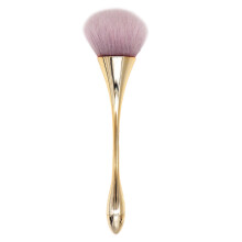 Makelloses Finish Make-up-Werkzeug, professioneller Puderpinsel für große Deckkraft, goldfarben mit weichen Borsten und effizientem Make-up-Auftrag