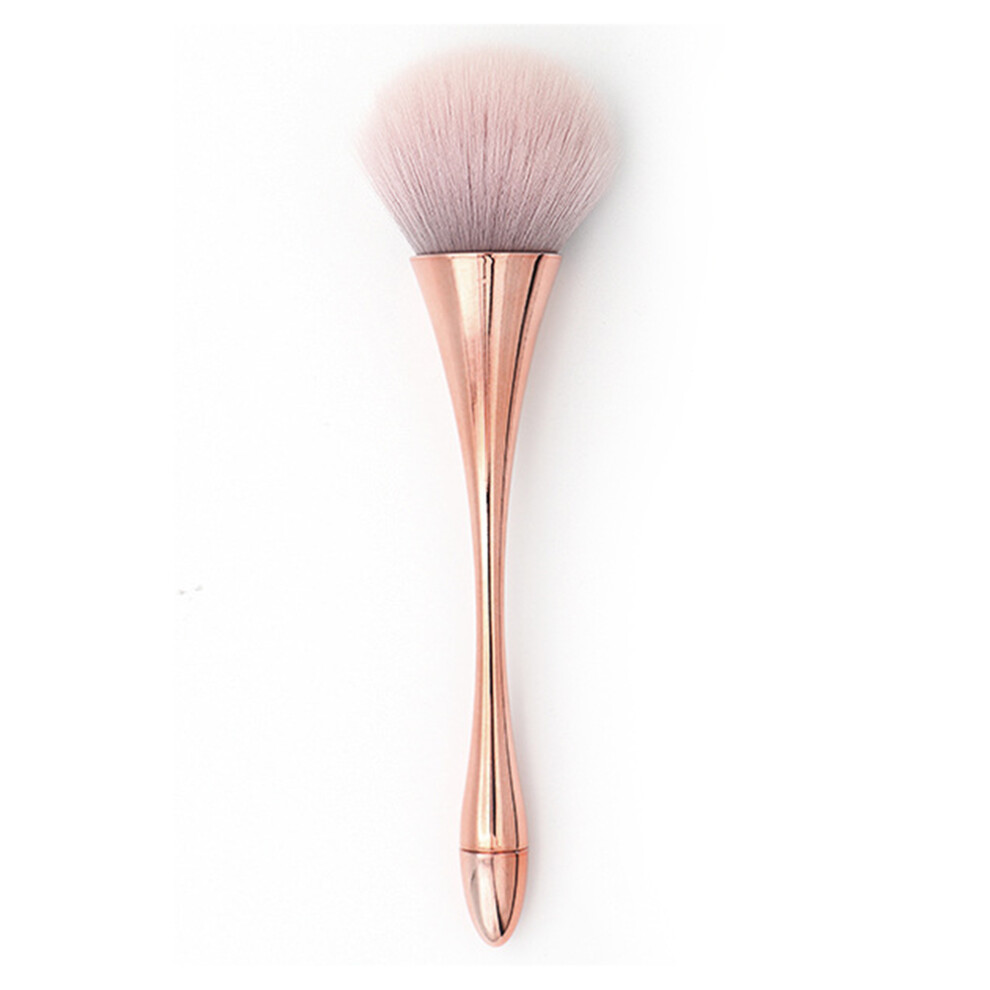 Golden Soft Bristles Makeup Tool, Professional Powder Brush With Flawless Finish, Effortlessly Blends For Multifunctional Use, (1Pcs) For Nightclubs