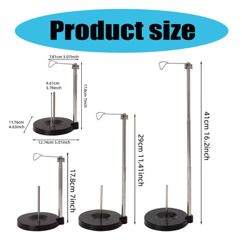 Cone Spool Thread Holder Stand Smoother Feed Thread Spool Holder 2