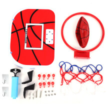 Indoor Basketball Fun, High-Quality & Durable Materials Mini Hoop Set, Indoor Use, Adjustable Suspension Design, Includes Basketball & Pump fo