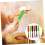 (Wie Gezeigt, 24.5*2.8*1cm) HEMOTON 6-Piece Silicone Spatula Set Kitchen Baking Scraper Cake Icing Tools Random Color 9