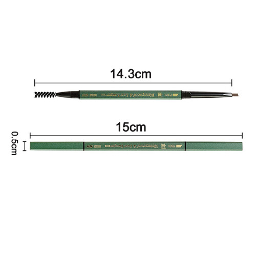 Μολύβι φρυδιών Microblading Eyebrow Pen Stylist με διπλή άκρη, τεχνολογία λεπτών γραμμών και 1