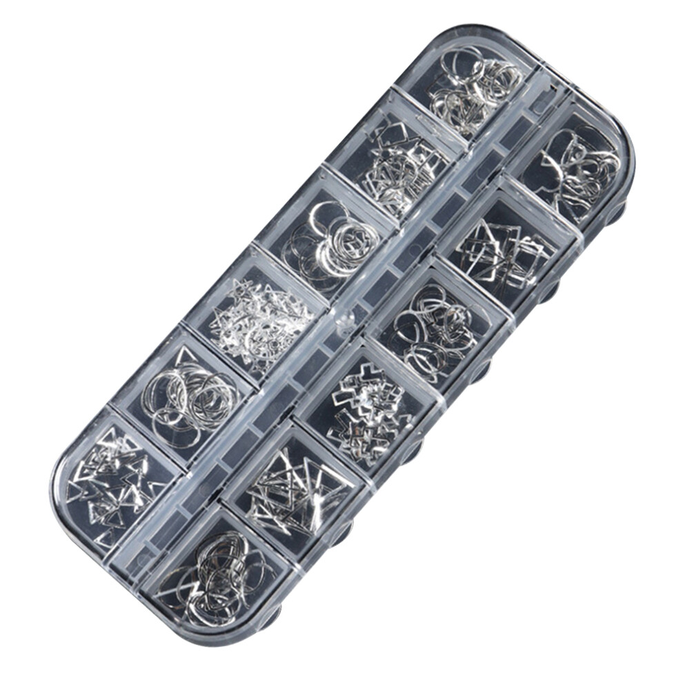 Glamorous Manicure Kit, Metal Charms With Jewels Decals, Star Moon Rivet Designs, 3D Nails Art Supplies For Professional Or Home Diy Salon, Includes