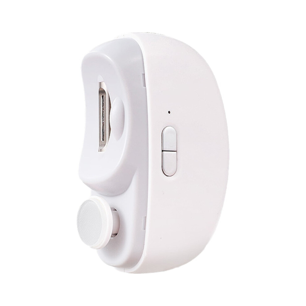 Rechargeable Nail Care System for Families, Safe and Convenient Electric Nail Trimmer with Collector, One-button operation Portable Electric Nail Fil