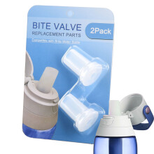 Silikon-Mundstück für Brita-Flaschen, BPA-frei, Ersatz-Trinkhalm, auslaufsicheres Beißventil, kompatibel mit 20-oz-, 26-oz-, 30-oz- und