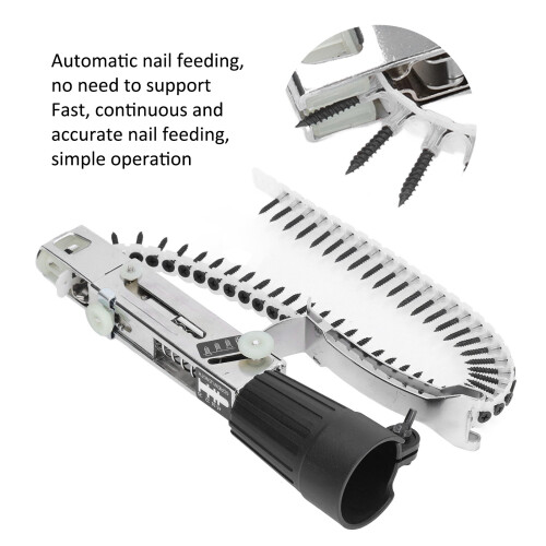 Reusable Chain Nail Gun Adapter: Automatic Screw Tightening Tool 1