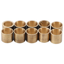 Snooker & Pool Cue Brass Tips 10pcs 9mm Copper Ferrules Repair Accessories