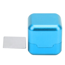 Porta gesso magnetico per punta stecca in lega di alluminio, accessorio per biliardo, design unico, tappo staccabile, leggero e pratico, ottimo