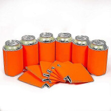 6 Pack Blank Beer Can Coolers Sleeves Neoprene Beer Can Cooler Drink Bottle Holder Sleeve