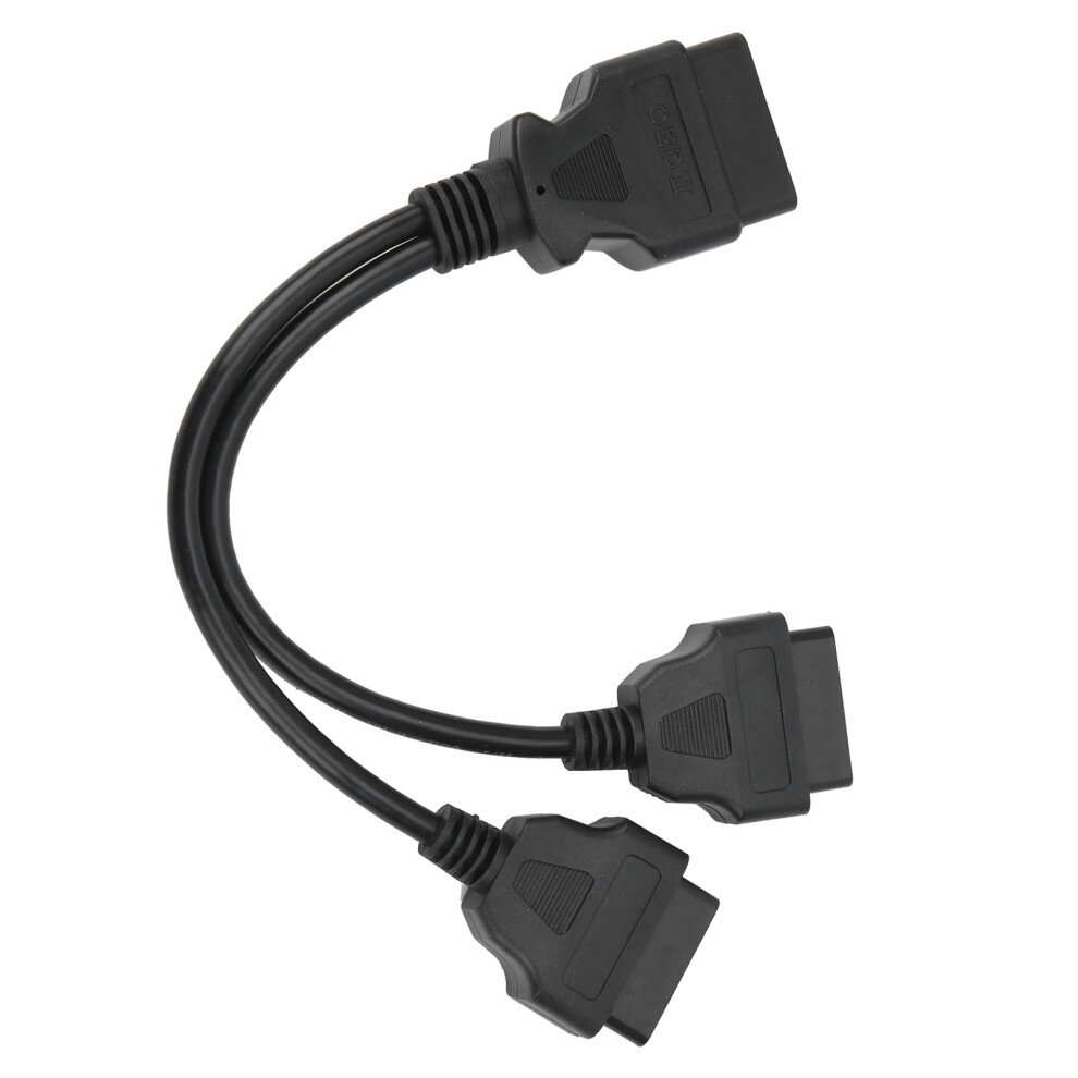 Obd2 1-To-2 Extension Cable, 11.8In Splitter For Car Diagnostics 8771379306445