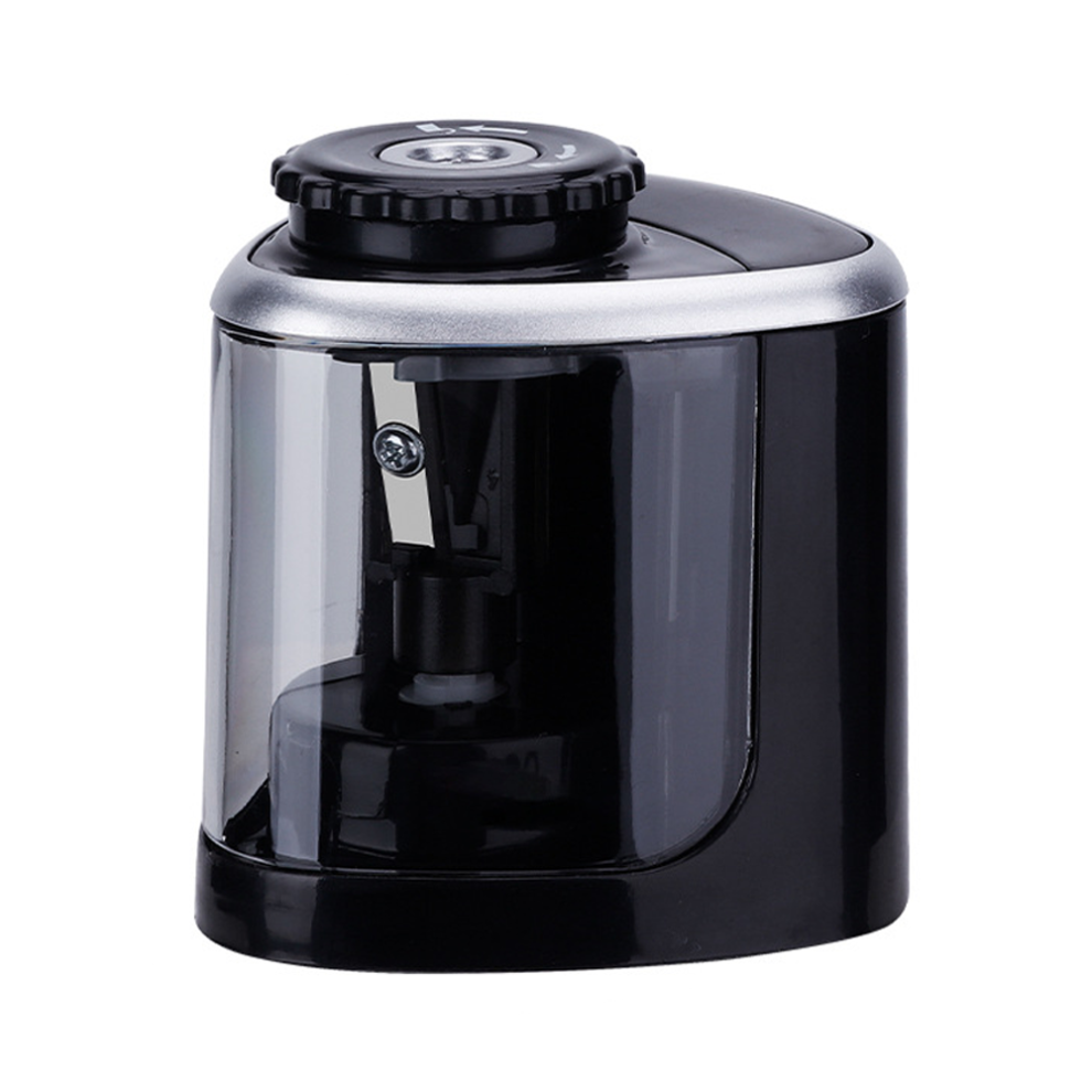 Effortless Pencil Sharpener, Gift for All Occasions, Manual & Automatic Sharpening with Safety Lock, Battery Operated for 6-8mm Pencils, Portable