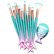 Makeup Mastery, Sensitive Skin Friendly, Professional or Home Use Makeup Brushes Set, Colorful Fish Tail Handle, Multifunctional Makeup Brushes,