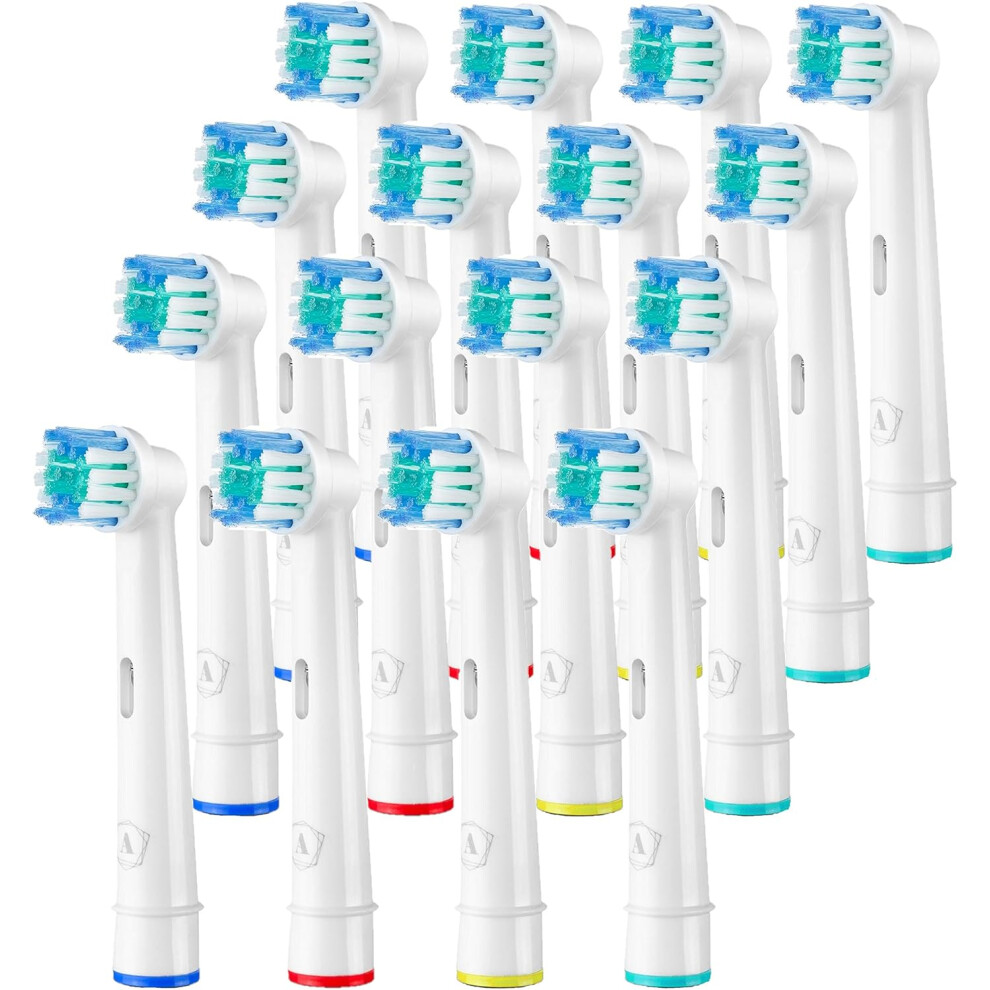 Ergonomically Designed Toothbrush Heads for Oral B Compatible, Professional Clean with Advanced Bristle System, Value-Priced Pack Includes Soft Dupon