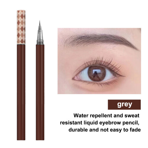 Μολύβι Φρυδιών, Φυσικό Μακιγιάζ Φρυδιών με Micro Brow Pen, Ακριβής Τσόχα, Υγρό Φρύδι 1