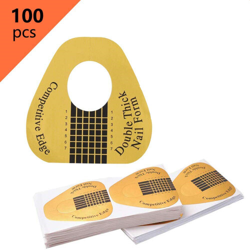 Self-adhesive Fixation Nail Forms, Smooth Surface for Precise Polygel Applications, Professional Manicure Tools for Salon-Quality Results 1