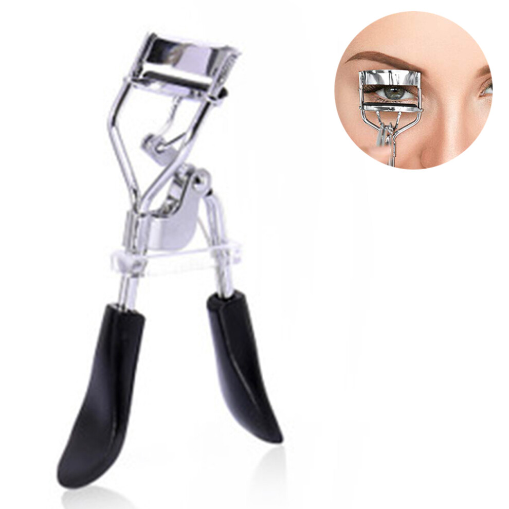 Eyelash Curler, Pinch & Pain Free Beauty Tool Precision Tool Non-Slip Silicone Rubber For Easy Handling For Halloween Parties For Nightclubs