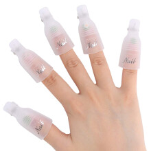 Reusable Wrap Tool For Professional Nail Art, UV Gel Polish Remover With Exquisite Design Saves Space, Flexible Springs Nail Art Soak Off Cap Ensures