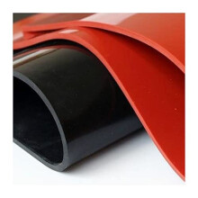 Silicone Rubber Sheet 250x250mm 2mm  Temp Resistant Food Grade Half Clear Rust Red Black