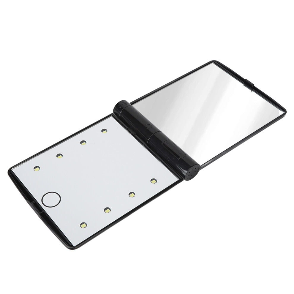 Gift For Women, Compact Mirror With LED Lighting Touch Control Foldable Design Lighted Travel Makeup Mirror With Natural Daylight Simulation