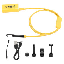 Endoscopic Expert: Real Time Image Comparison, Waterproof Borescope, Flexible Semi-Rigid Cable, 1200P HD Inspection Camera For Seamless Analysis