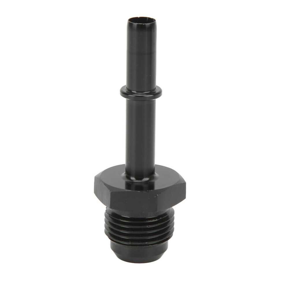 Aluminum Alloy Quick Disconnect Efi Fitting Adapter An6 3/8In Black 7901375717629