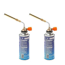 2pc Portable Spray Gun Head High Temperature Welding Gas Burner Flame Gas Gun Outdoor Camping BBQ Heat Equipment Accessories