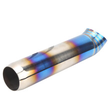 Premium Blue Exhaust Pipe Tip In/Out: 3in/2.5in 304 Stainless Universal