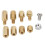 136Pcs Brass Hex Standoffs M4 Industrial Spacer Single/Double Position 4