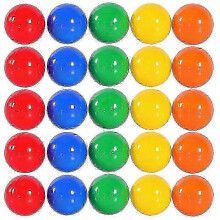 50Pcs Lottery Balls Colored Raffle Balls Openable Raffle Balls Small Lottery Balls Table Game Balls