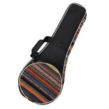 Mandolin Gig Bag with Thick Padded Protection, Backpack Straps and Large Accessory Pocket for Travel