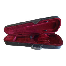 Violin Case Oxford Cloth Backpack with Red Lining, Lightweight and Impact Protection
