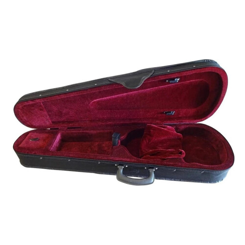 Violin Case Oxford Cloth Backpack with Red Lining, Lightweight and Impact Protection
