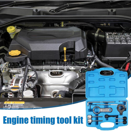 Timing Tool Kit with Camshaft and Crankshaft Alignment, Precision Locking Chain for Engine 1