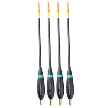 4pcs Wood Fishing Floats Fish Drift Bobber Outdoor Fishing Supplies for Lake Sea Anglers with Lead W