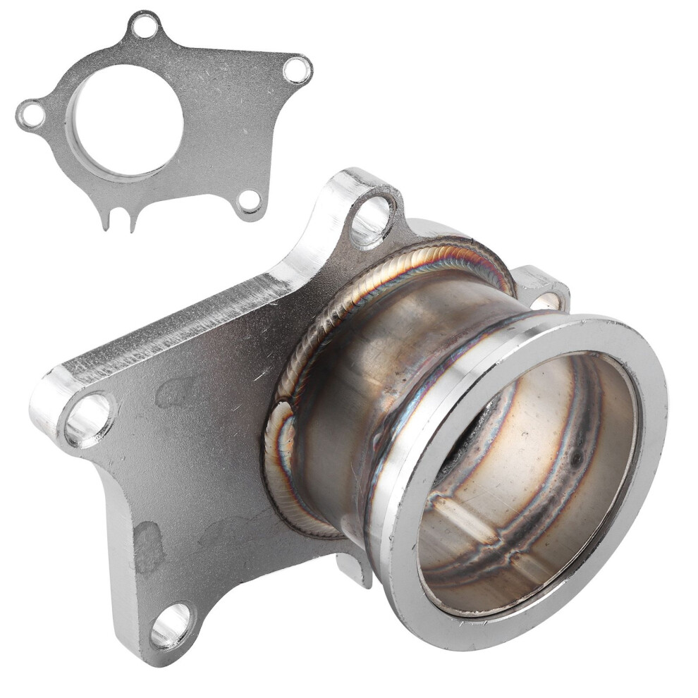 Convert T3/T4 Turbo 5 Bolt To 2.5In V-Band Adapter Stainless Steel 4681379312060