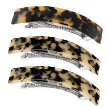 Sofistikerede hårspænder, fransk design med automatiske hårnåle, celluloid hårklemme til kvinder og piger - Langtidsholdbar til Halloween-fester