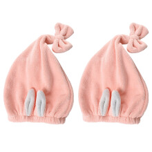 Serviette à cheveux à séchage rapide pour femmes et filles, turban absorbant qui réduit les dommages causés par la chaleur pour des cheveux
