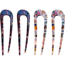 Vintage-Haarschmuck, U-förmige Haarspange mit glatter Oberfläche und glänzendem Finish, bietet sicheren Halt für Ihr Haar, ideal für Frauen