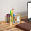 Πολυχρηστική αποθήκευση καλλυντικών, διαφανής γυάλινη οργάνωση, συμπαγής θήκη 5
