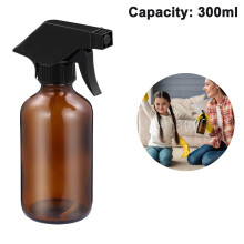 Flaconi spray in plastica nera, contenitori trasparenti ricaricabili da 500 ml per oli essenziali, bellezza e pulizia, prevengono l'ossidazione,