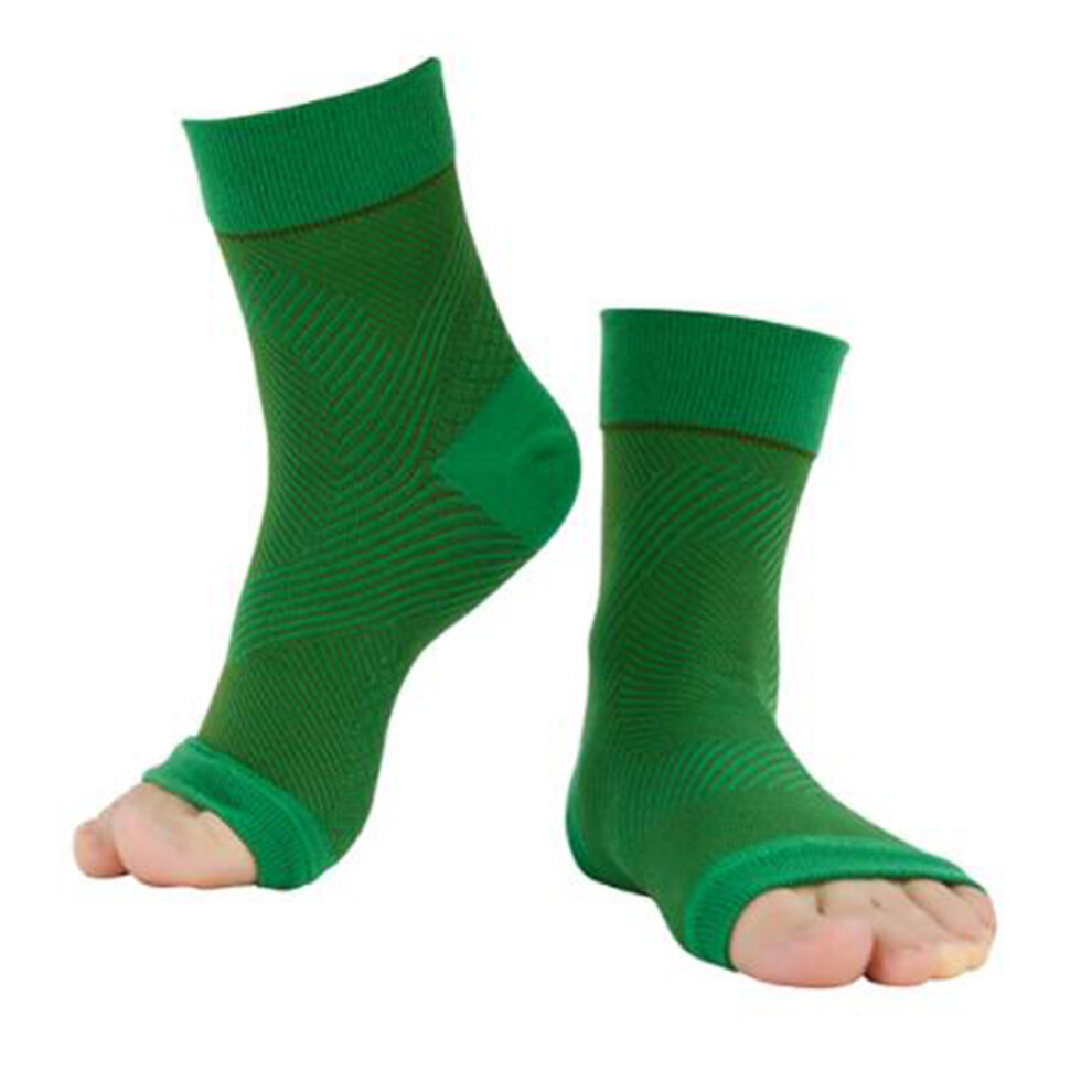 Compression Socks for Foot Pain Relief, Achilles Tendonitis Support and Toeless Design, Plantar Fasciitis Relief Socks for Women and Men