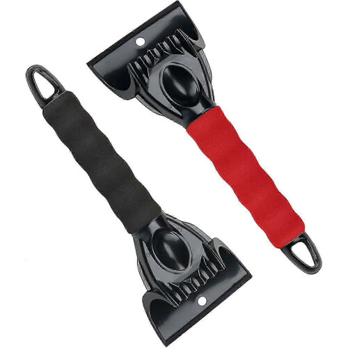 2PCS Car Ice Scraper, Ice Scraper for Car Windscreen, The Foam Grip is