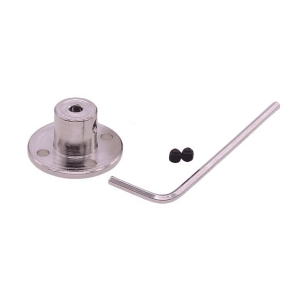 Rigid Shaft Coupling Set 3Pcs Torque No Backlash Iron Motor Flange Coupler 6Mm Bore 9199774093903