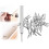 Double-Head Skirting Thread Seamless Nail - Solid Wood Baseboard Nails with 1